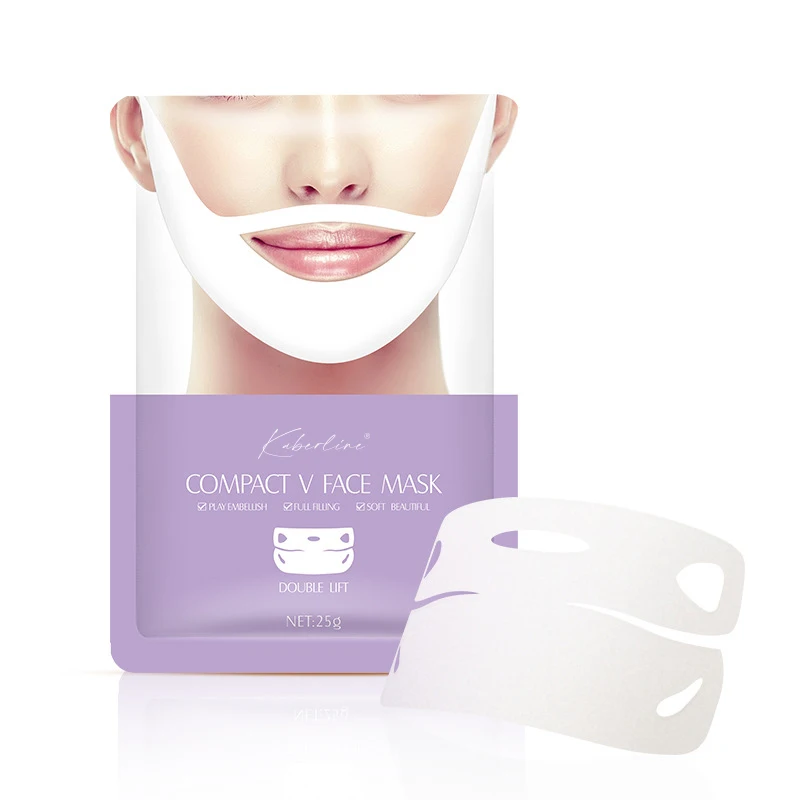 Hot Selling Small V Face Lift Tightening Beauty Facial Mask Moisturizing Hydrating Double Hanging Ear Collagen Lift Mask