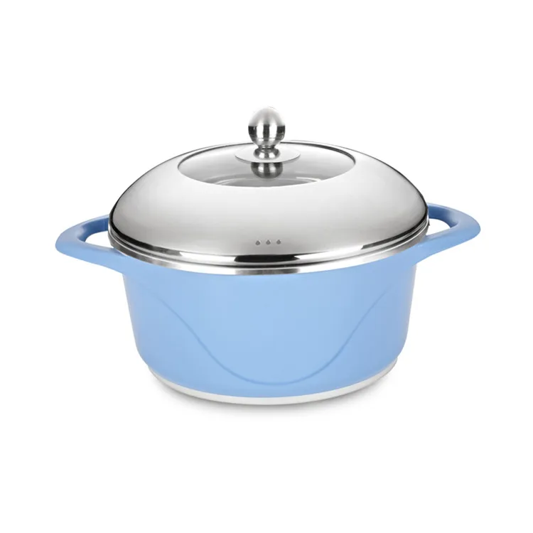 Набор посуды из алюминия с комбинированной крышкой