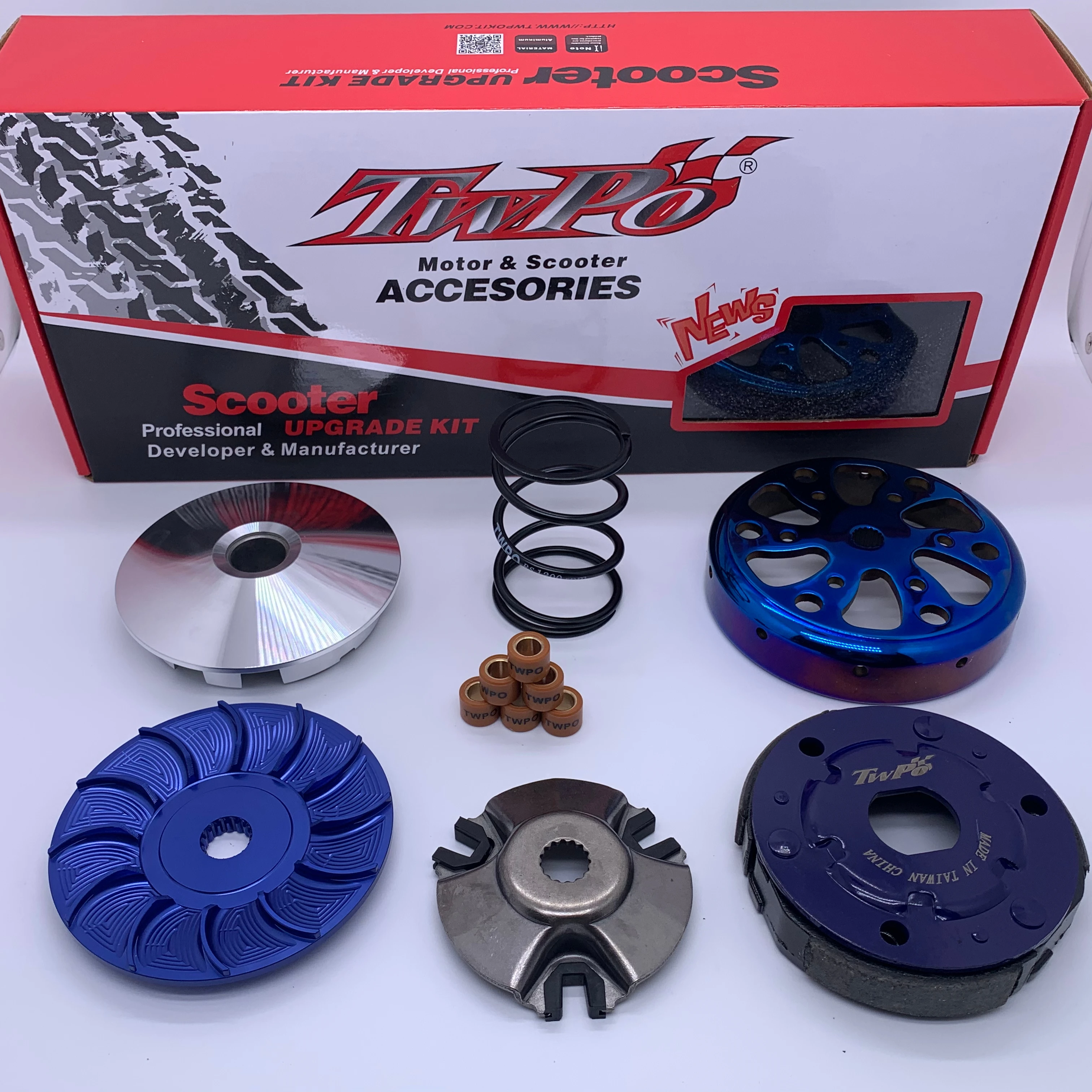 TWPO Motorcycle Track version Rfitted Upmarket Upgrade Kit Iron Aluminum Alloy Motorcycle Clutch Upgrade Kit