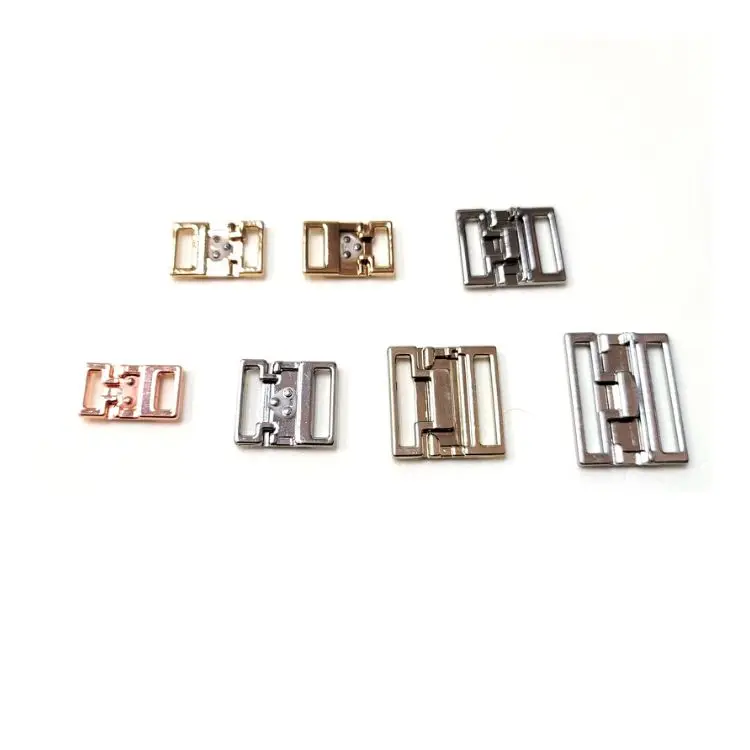 High-end Factory Custom  Rustless Buckle Bikini Connector Swimwear Closure Clasp