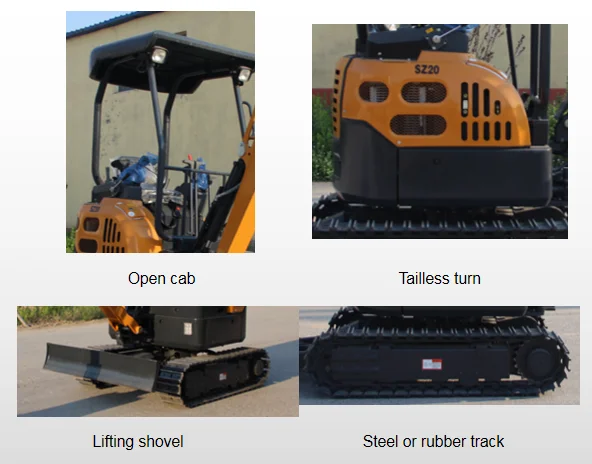 1.5t 2t mini excavator for karachi pakistan