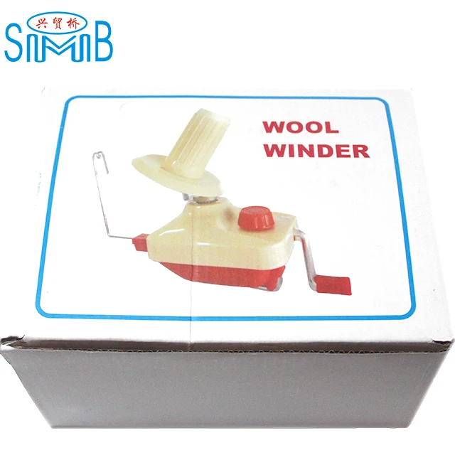 China factory direct sale Home Used Small Household Hand Shake Wool Winder hand operated manual plastic yarn ball floss winder
