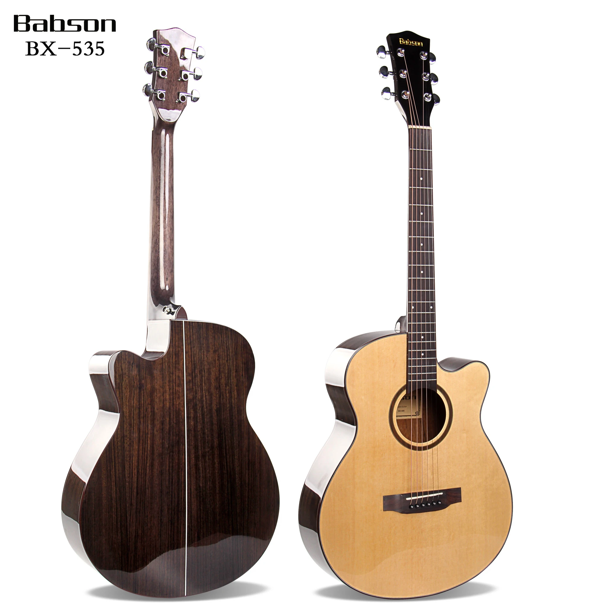 Affordable Advancing 40 Inch Premium Plywood Spruce Walnut Acoustic Electric Guitar Custom OEM ODM Musical Instrument For Sale