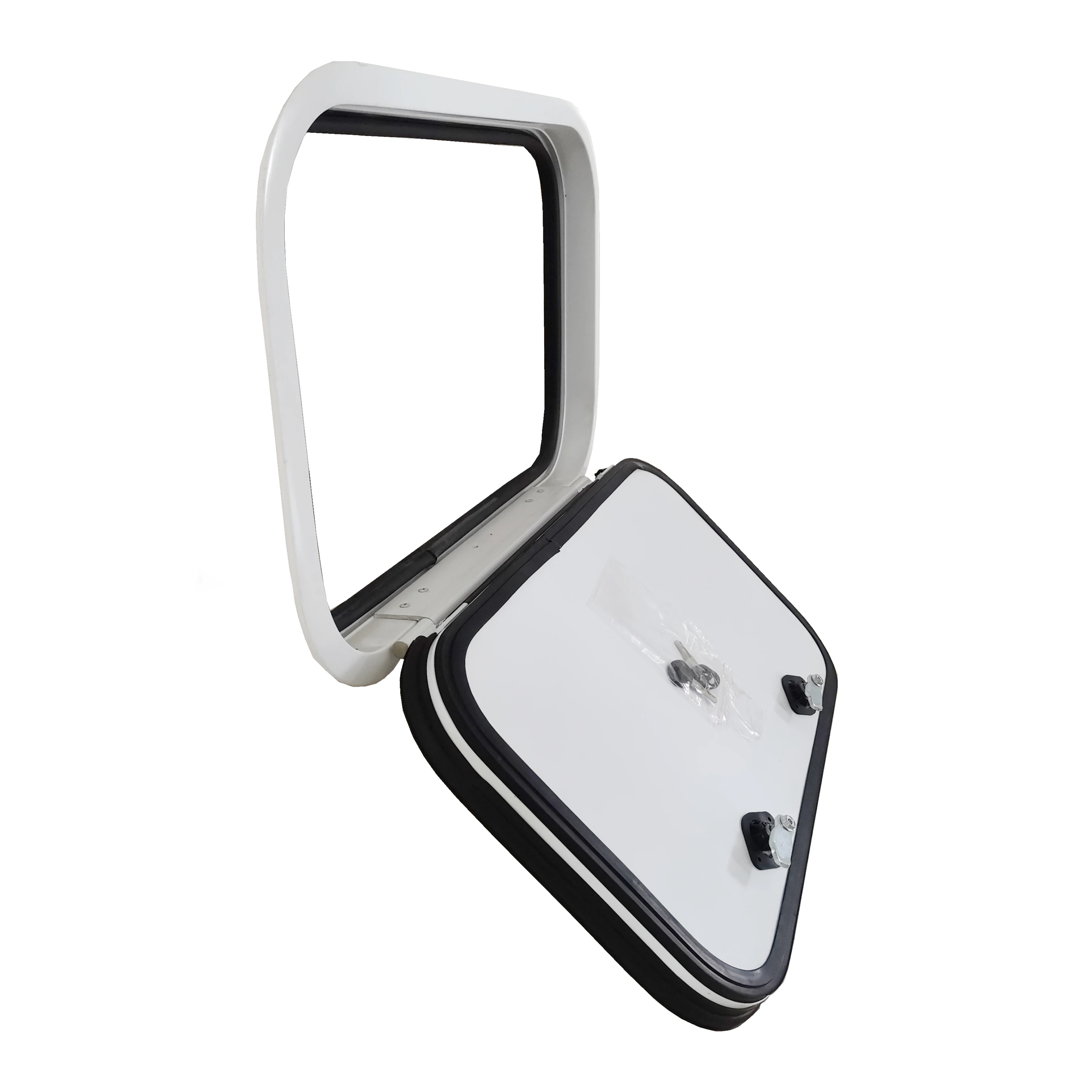 Tongfa caravan rv storage doors hatch with aluminum alloy frame and vents