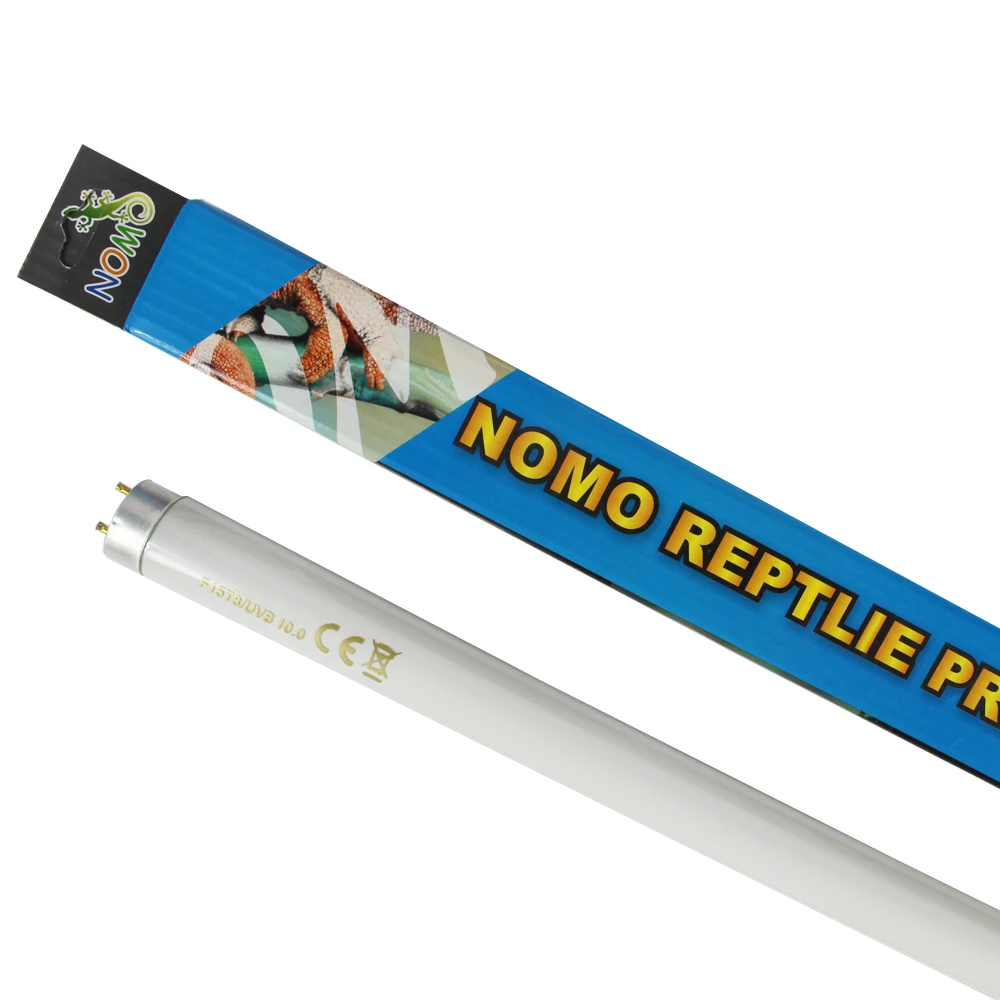 Nomoy Pet hot sale 15W 45cm UVB tube T8 lamp for turtle frog snake tortoise lizards reptile ND-12 220V