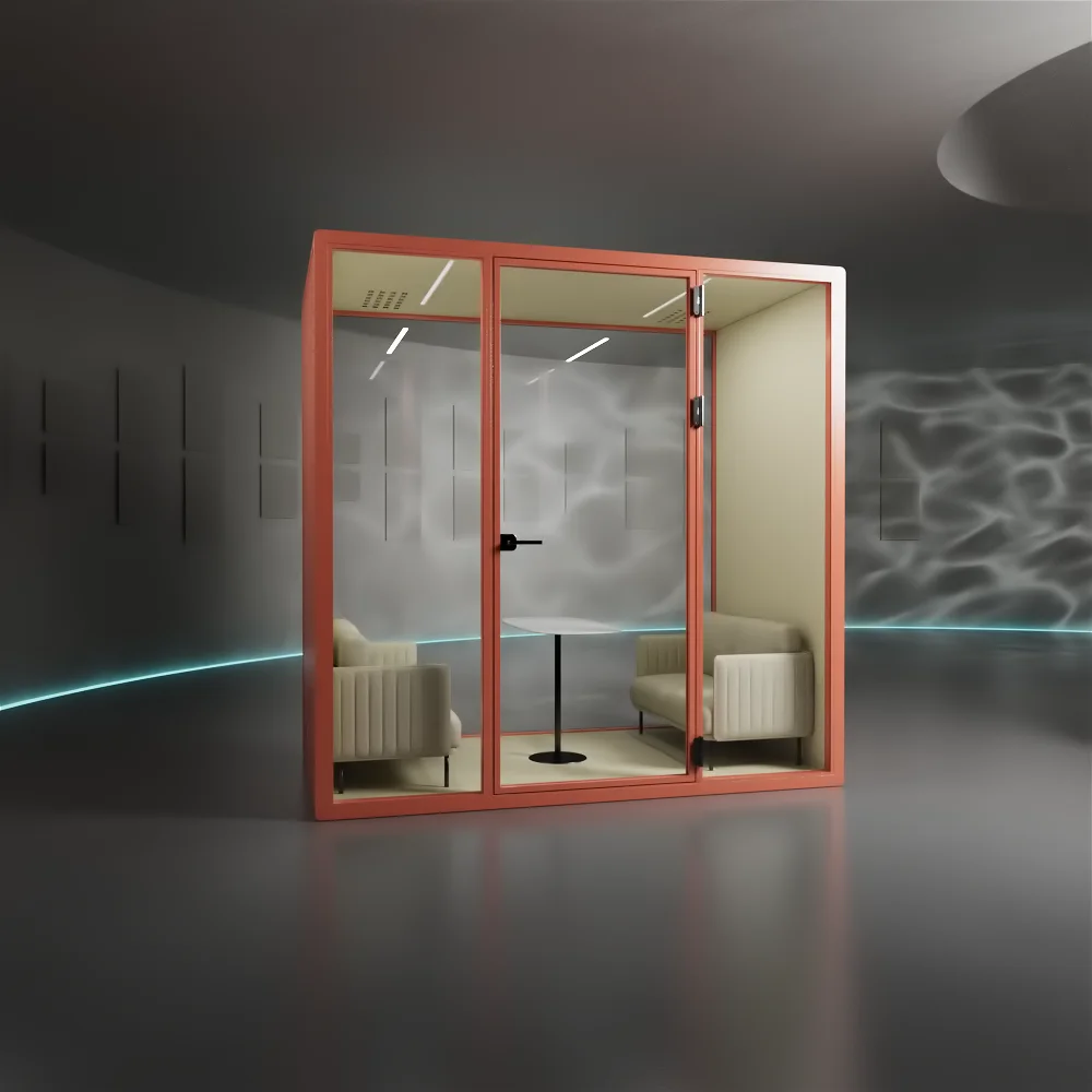 Wholesale Cheap Price High-Quality Soundproofing Features Ergonomic Desk Office Booth For Private Working Environments