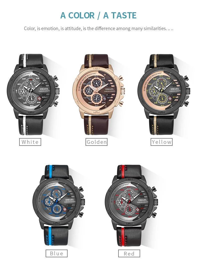 SMAEL 9060 custom logo 30M waterproof classic vintage alloy analog wrist hand watch men boys online shopping