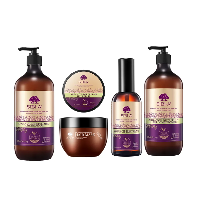 
private label moisturizing all natural oem private label organic argan oil hair shampoo and conditioner set 