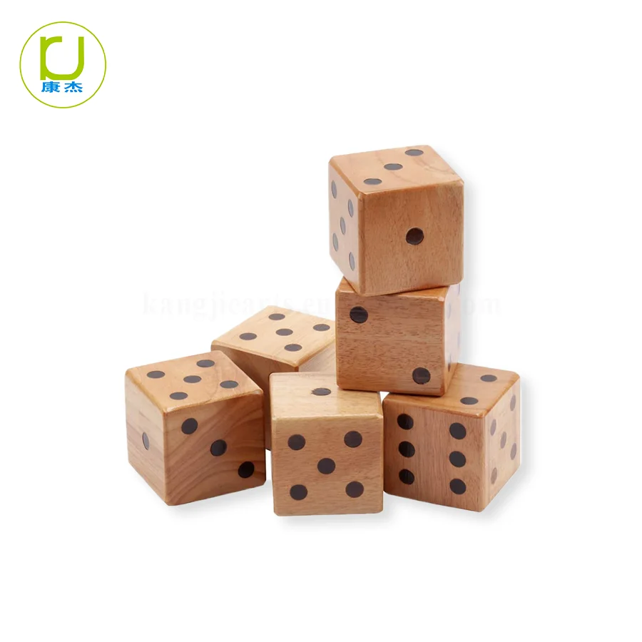 Indoor Outdoor Throwing Game Wooden Dice Game for Kids and Adults OEM & ODM Color box