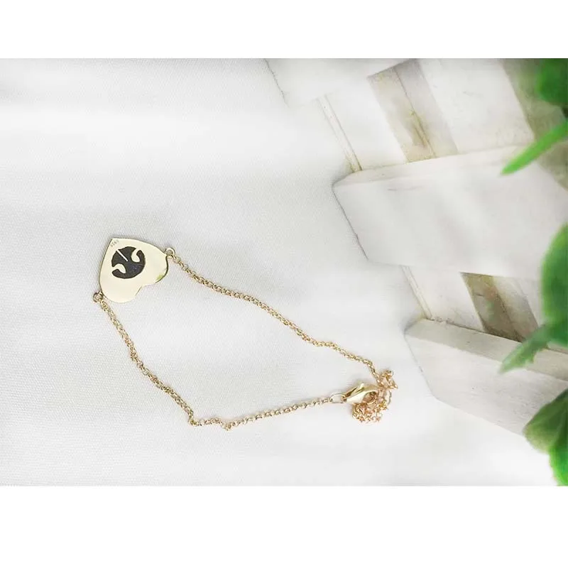 2023 Fashional Personalized Memorial Fingerprint Bracelet Custom Fingerprint Adjustable Bracelet