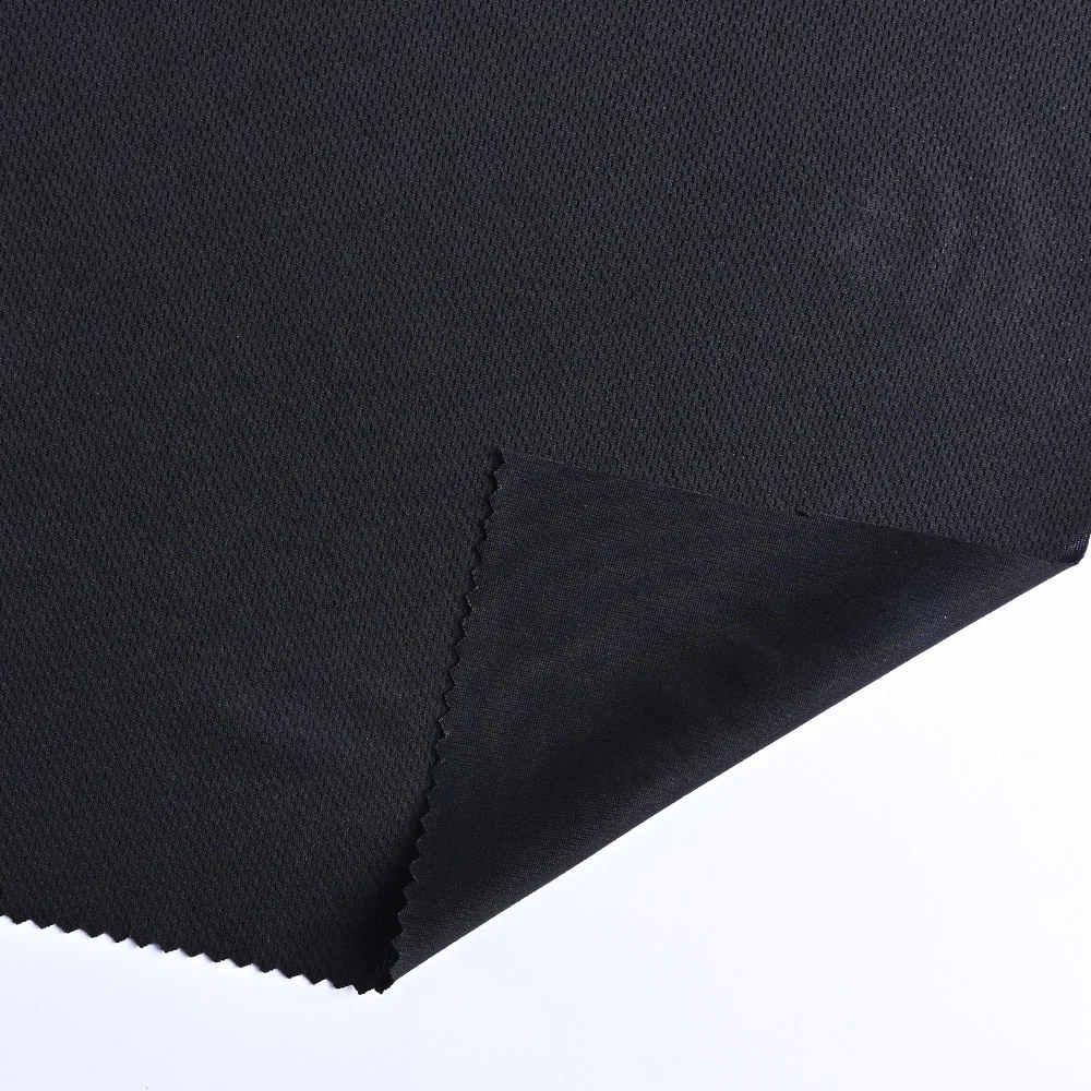 100% Polyester Interlock Bird Eye Mesh Fabric Stretch Knitted Interlock Lining Fabric