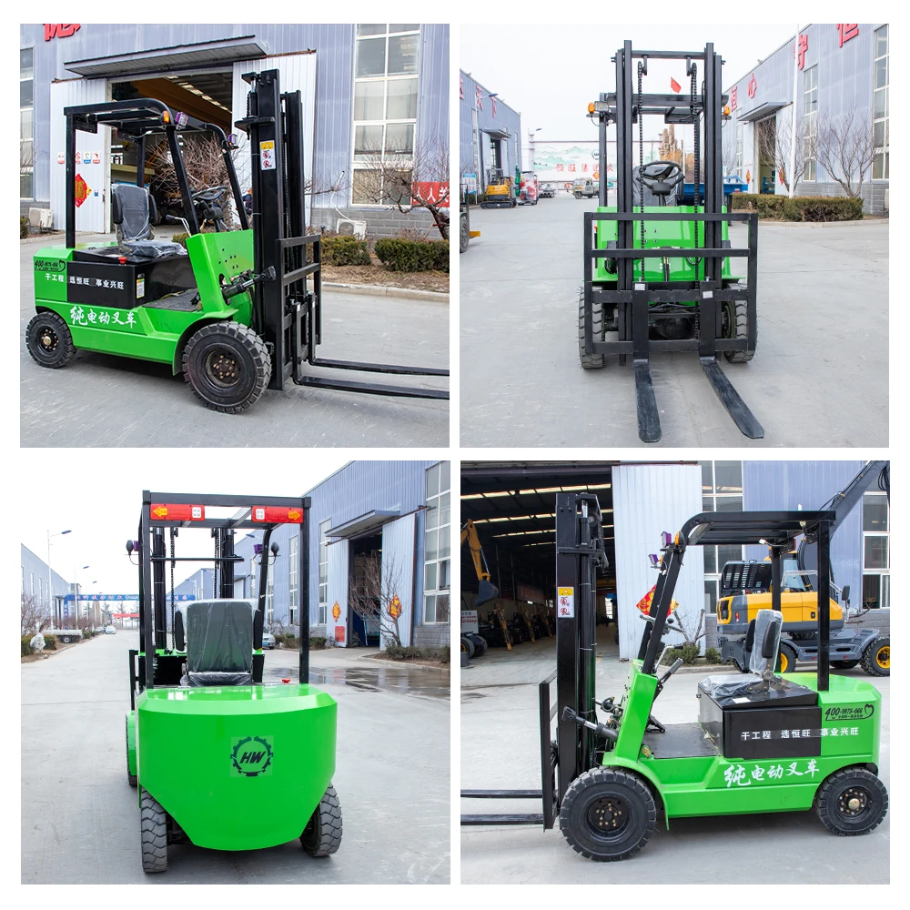 warehouse small electric forklift 1 ton electrical operated mini forklift portable electric