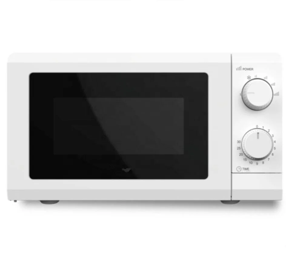 20L 220V Mechanical Control White Household Microwave Oven