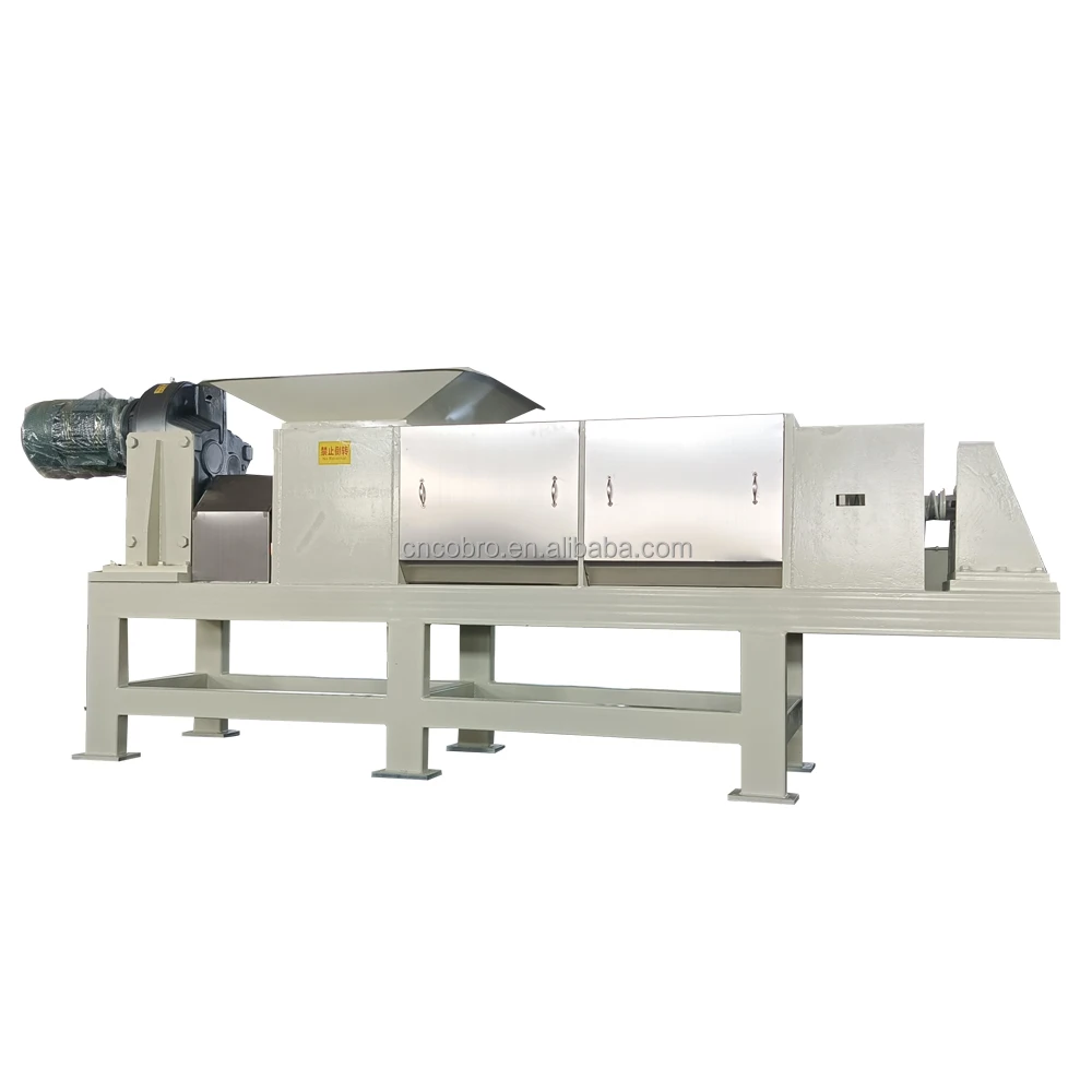fruit vegetable residues dewatering screw press machine