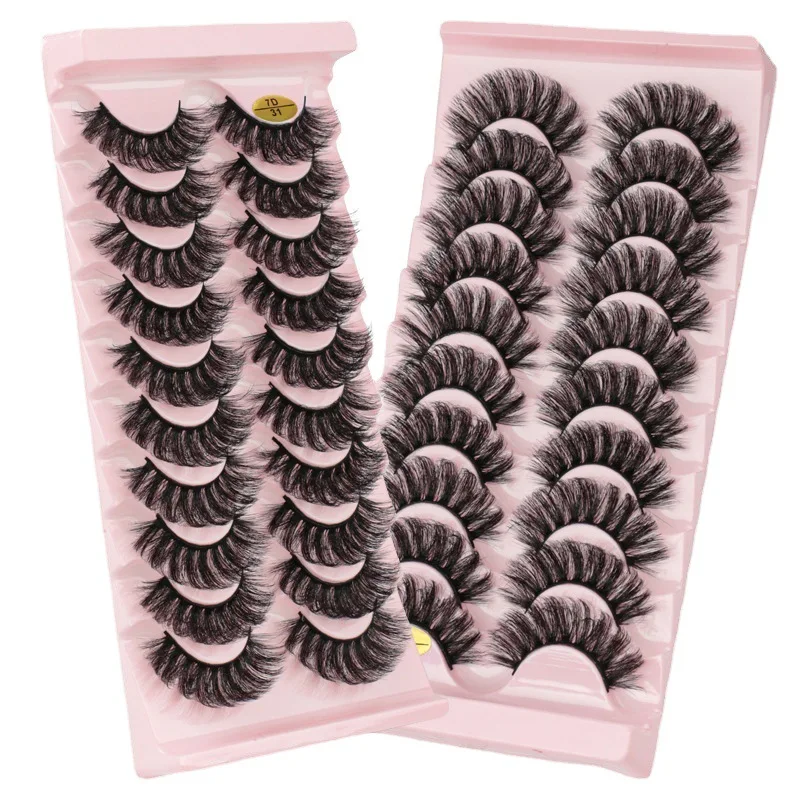 Wholesale Beauty Lashes 7d Mink Eyelashes Real Siberian Mink 23mm Lashes Full Strip Lashes