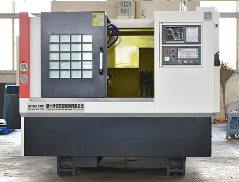 TCK6340 Buy Made In China  5 Axis Slant Bed CNC Lathe Metal CNC Lathe For Sale