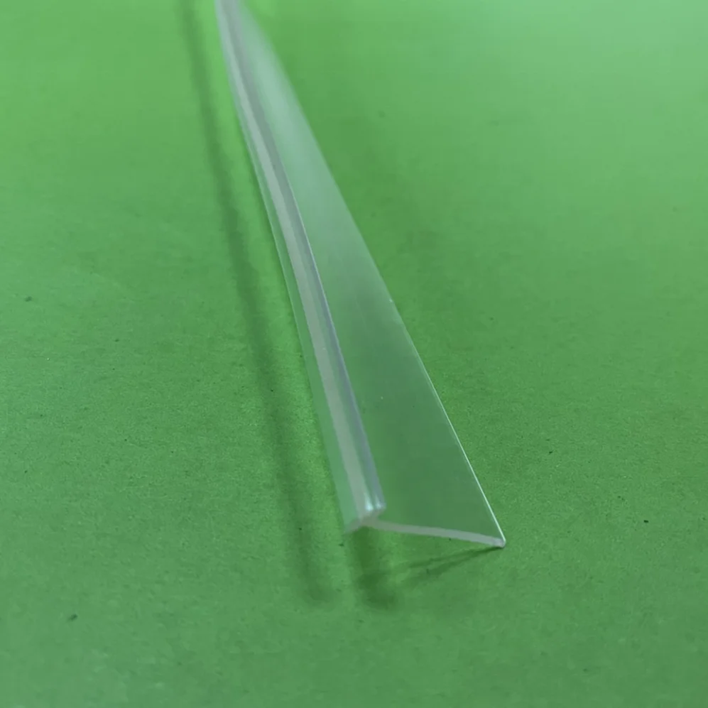 Glazing bead plastic PVC edge banding trim T shape rubber sealing strip