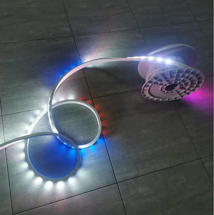 RGBIC decorative wall washer rgb 18w/m wall led light strip 24v outdoor waterproof flexible led wall washing lights