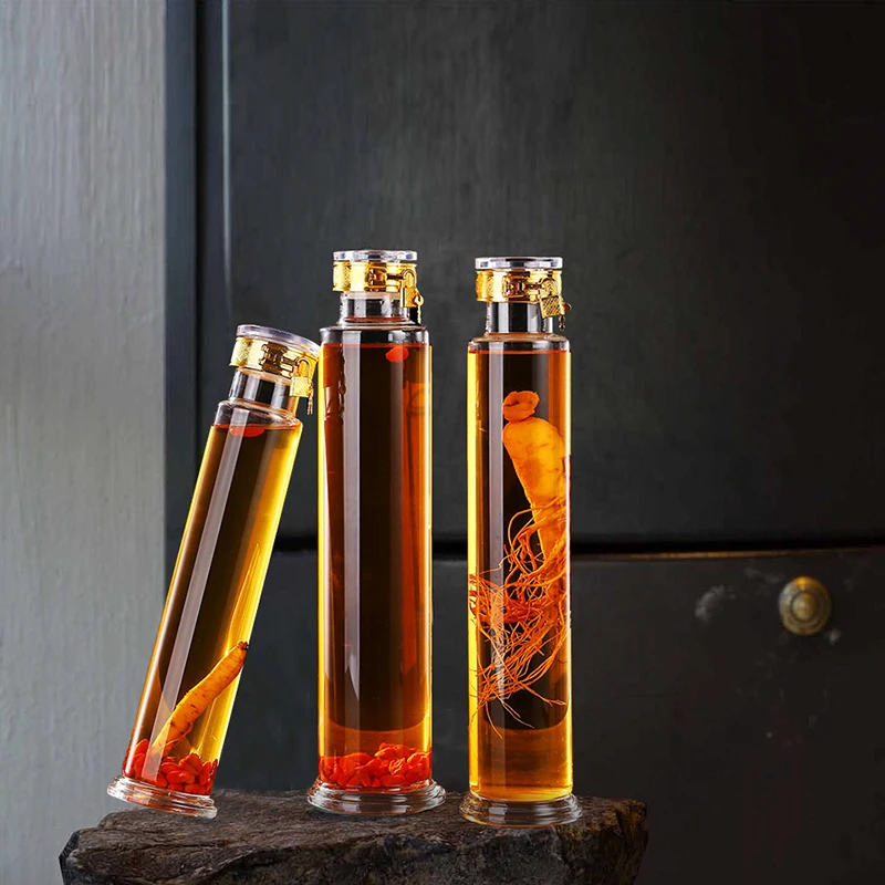 1L 2L storage make wine ginseng glass bottle