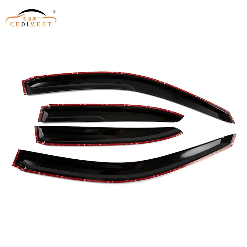 Mugen Vent Wind Deflector Door Visor Acrylic Material Sun Visor Car Accessories Window Visor Use For Civic 2001-2005