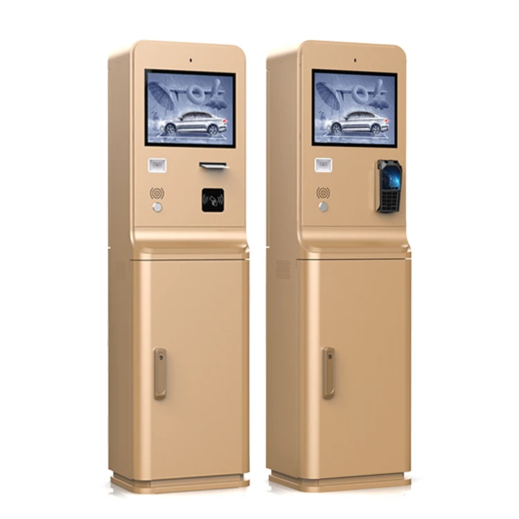 LIEN parking lot solution parking system RFID self service parking payment machine self payment kiosk with printer card reader