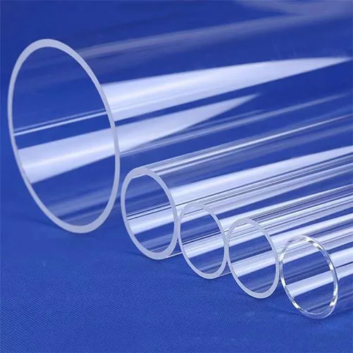 Clear high borosilicate COE 3.3 straight glass blowing tubes