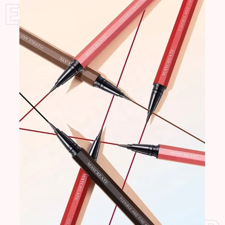 Dropshipping private label eye liner pen liquid pencil colored eyeliner