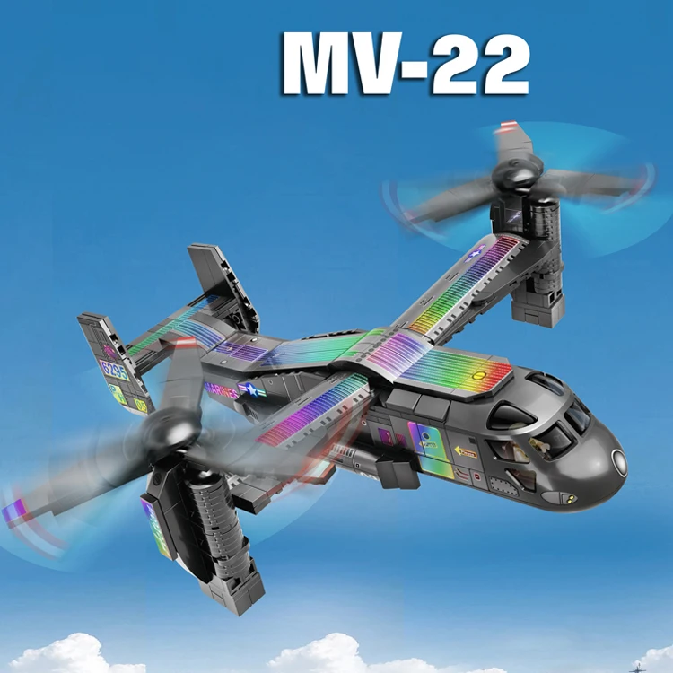 Air Force Army Attack Aircraft Building Block Set Fighter Plane Jet Military Bricks Gunship Star Wars-Toy Creative Construction