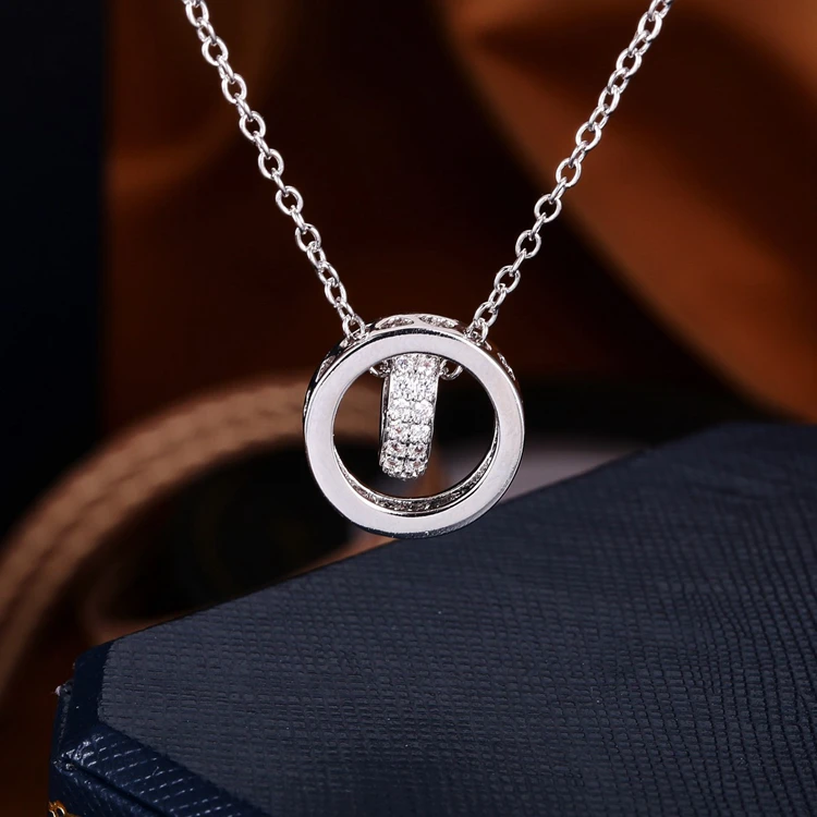 Hot sell Stock High quality Jewelry Stone Necklace gold jewelry 18k