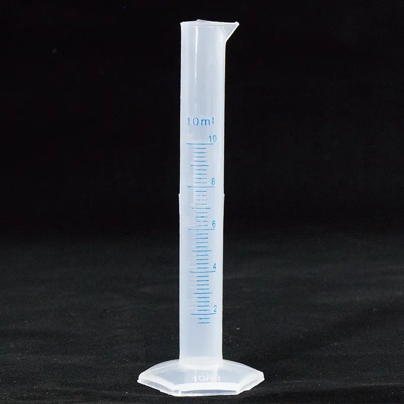 HYSTIC High quality Translucent Plastic Measuring Cylinder Graduated Cylinders For Lab Supplies