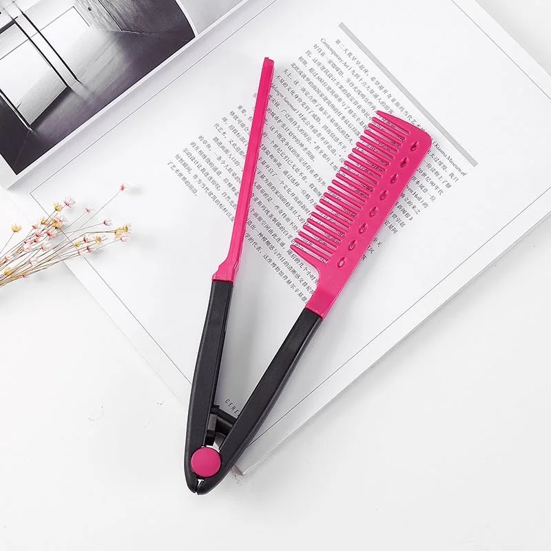 Custom Logo Electric Laser Lice Comb Wide Tooth Ionic Foldable Hair Comb for Salon or Travel PC Handle Material for Home Use