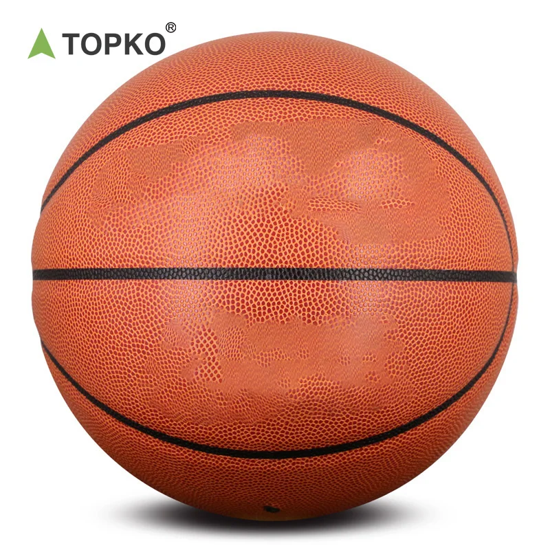 TOPKO TPU Soft surface rubber liner Basketball Made for Indoor and Outdoor Basketball Games 24.5CM Diameter Basketballs