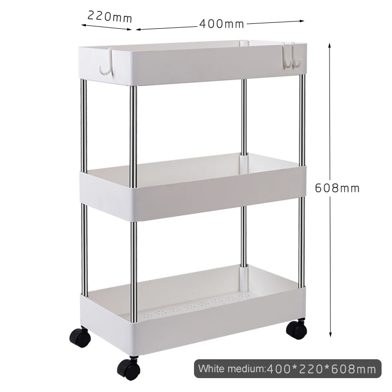 Rotate Corner plastic holders and racks kitchen storage racks shelves with wheels