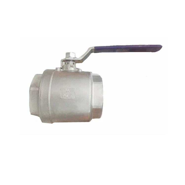 Factory direct stainless steel two - piece internal thread industrial ball valve corrosion resistance