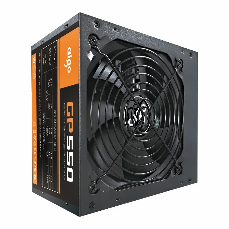 550 Вт ATX 80plus Бронзовый сотовый дизайн круглый разъем Pfc корпус ПК источник