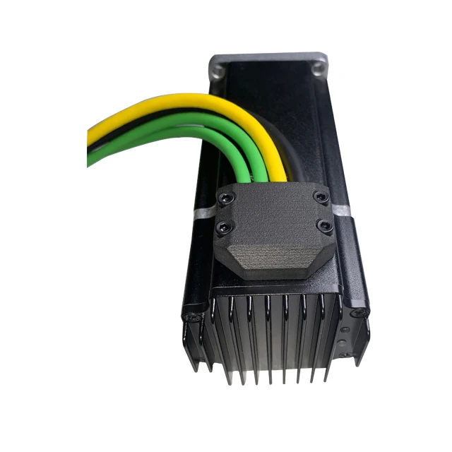 NIMOTION 400W 3000rpm high speed Permanent magnet synchronous brushless 48VDCEtherCAT integrated servo motor