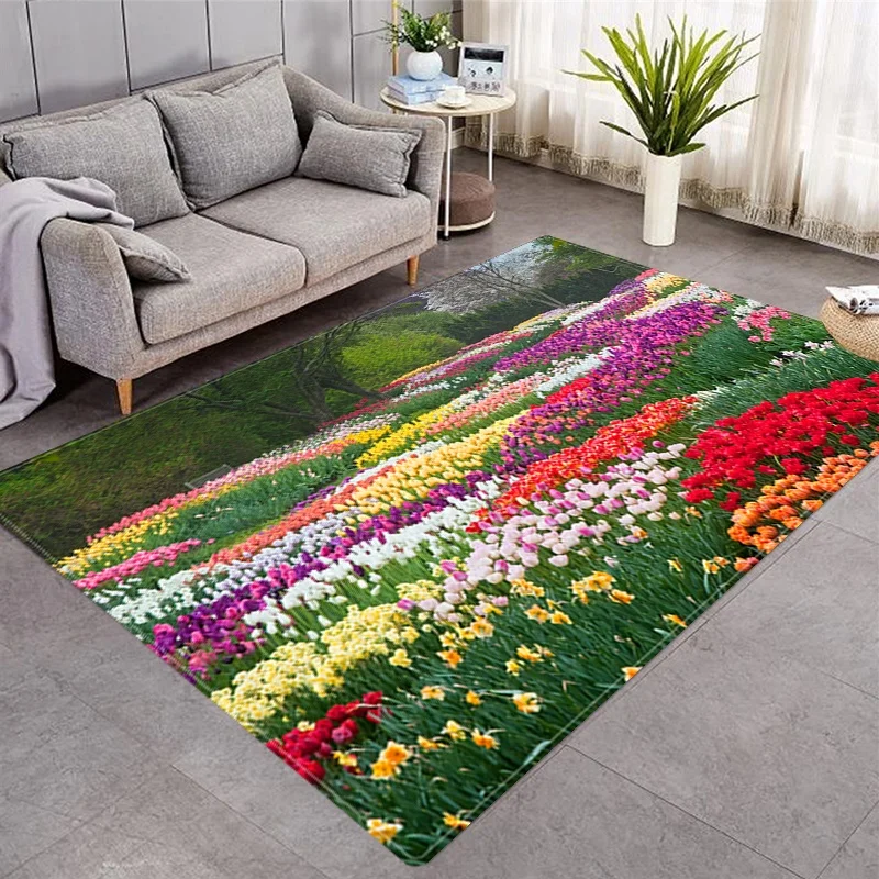 3d Modern Design Area Rug And Mat 3d Polyester Soft  landscapes  Carpet  40x 60cm(16x24inch) 12mm thickness