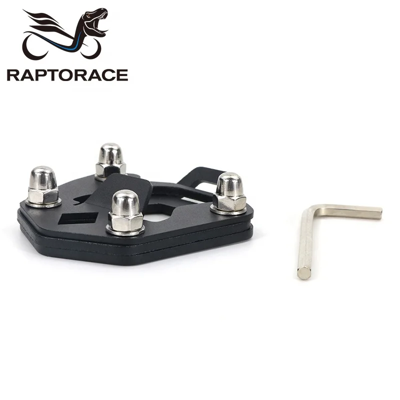 Raptorace fit for ROYAL ENFIELD HIMALAYAN 2016-2021 Aftermarket Kickstand Side Foot Stand Enlarger Expansion Pad