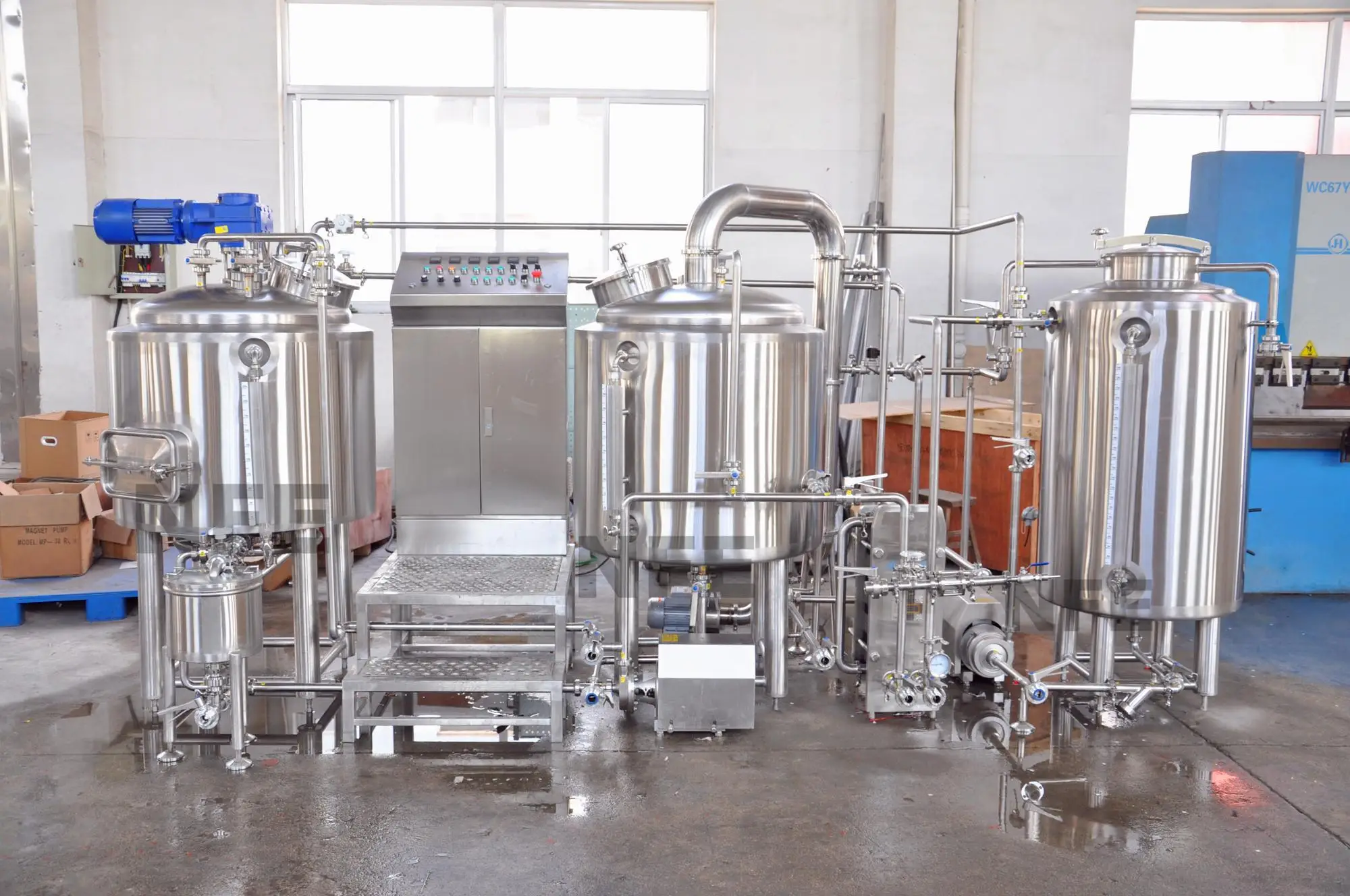 
Nano Mash tun automatic kettle brewhouse restaurant pub bar hotel brewer beer equipment for sale 
