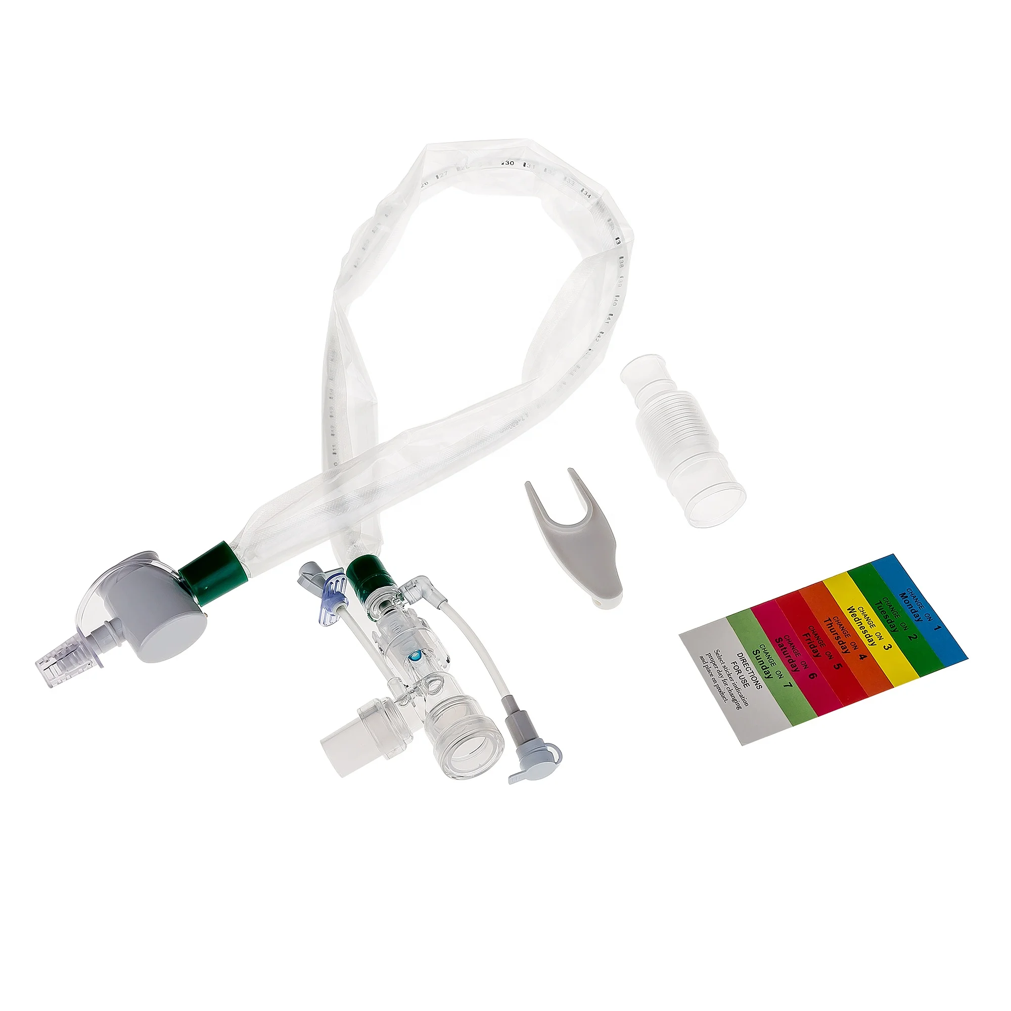 
Close Suction Tube Y-piece 72 Hours Double Swivel with Metered Dose inhaler for hospital Closed Suction Catheter 