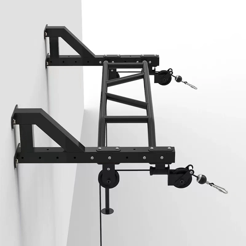 Multifunction wall mounted Pull up bar Home gym pulley block single parallel Rally Sports Equipment Double Cable Machine