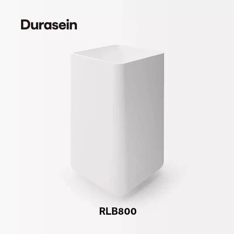 Hot selling RLB800 Pure Acrylic Solid Bathroom Wash Basin Stylish White Hotel Customized Accessory