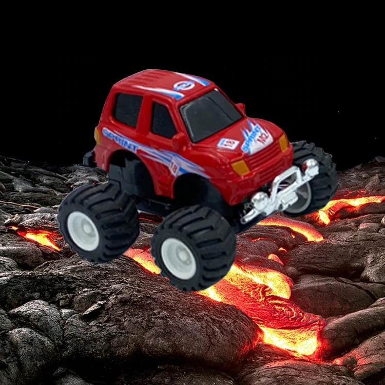 Hot sell mini pull back car big wheels metal car 1:64 scale diecast toy vehicles alloy model car