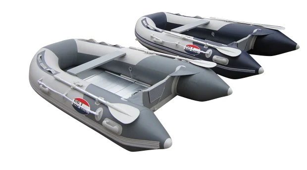 one person hypalon inflatable boat with motor