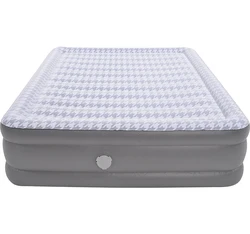 Avenli Wholesale Customized Logo PVC King Size Air Bed Mattress Inflatable Twin Size airbed With Built-in Electric Pump