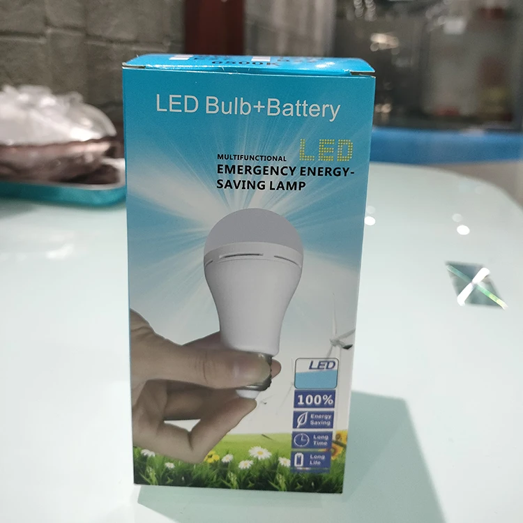 Emergency Light AC85 265V DOB 9W 12W 15W Bombillo Rechargeable Led Battery 1200mAh Bombillo Lampara Led Recargable