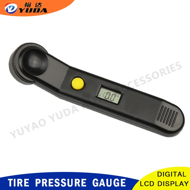 Portable Digital Tire Pressure Gauge 5-150psi CLD Display Air Gauge for Vehicles