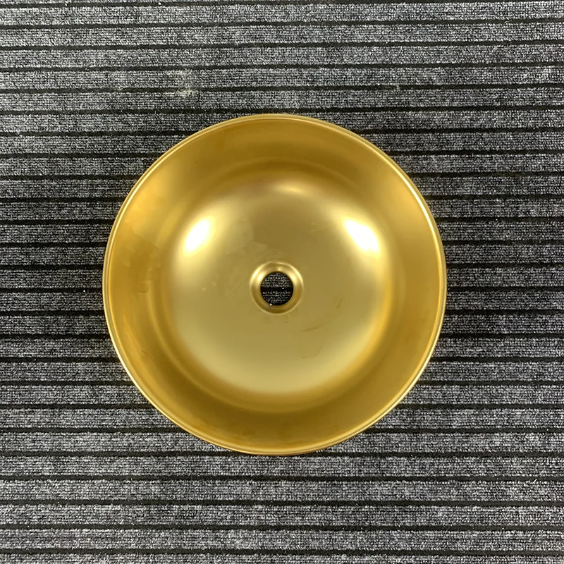 Products of luxury hotel pattern gold border square shape gold art wash sink faucet wash basin price in pakistan