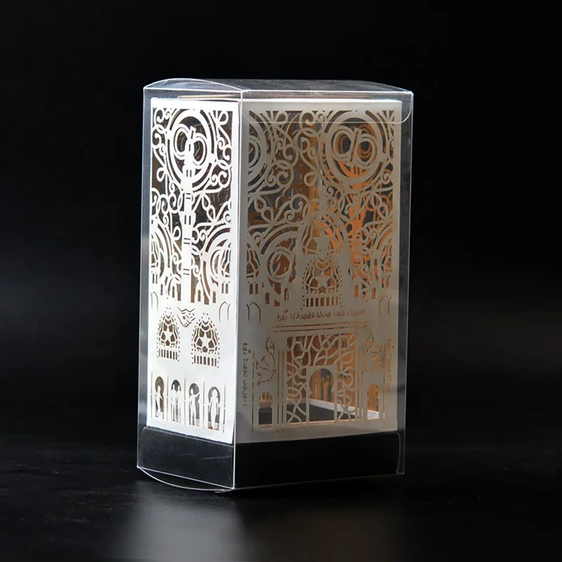 
Home Incense Decoration Laser Paper Box for Candle Holder 