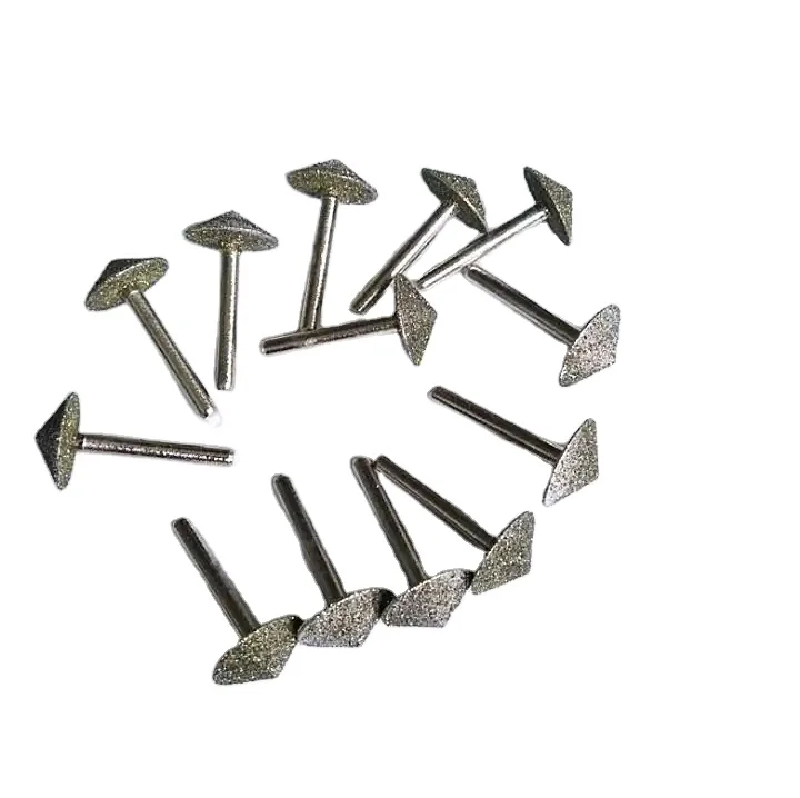 China supplier good quality carving tools diamond tapered electroplated cone bits for glass marble gems